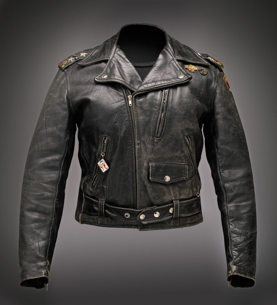 jaqueta de couro masculina rock